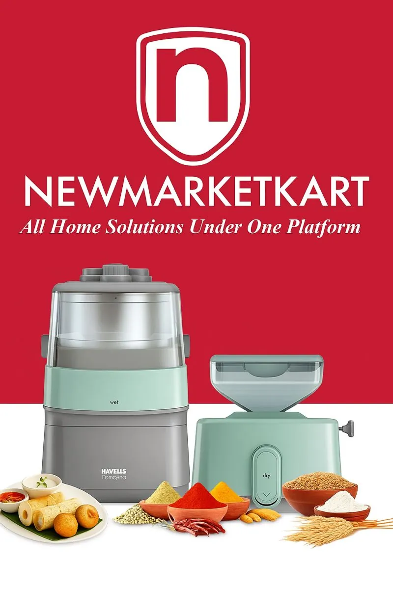 Havells Nutri Grind 3 in 1 Table-Top Wet & Dry Grinder (GHFMGFDE040)