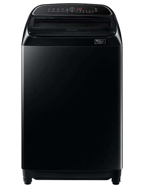 Samsung 10 Kg Inverter 5 star Fully-Automatic Top Loading Washing Machine (WA10T5260BV/TL, Black Caviar, Wobble technology)