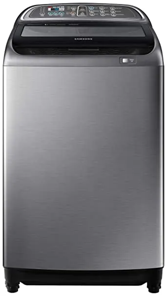 Samsung 11 Kg Inverter 5 star Fully-Automatic Top Loading Washing Machine (WA11J5751SP/TL, Silver, Wobble Technology)
