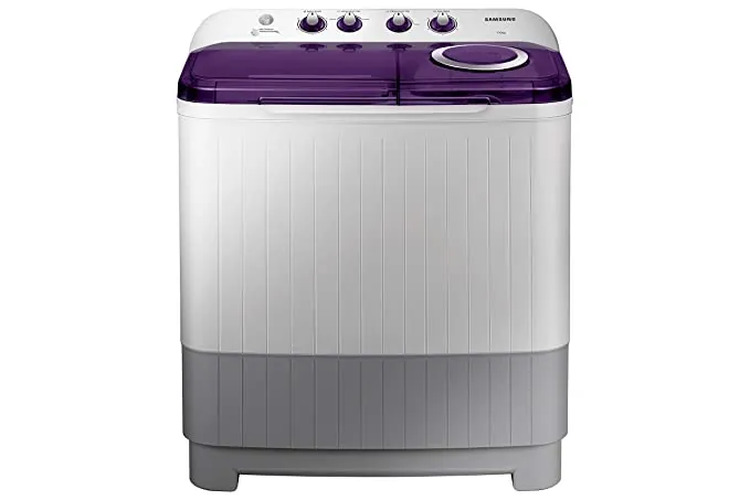 Samsung 7.0 Kg Inverter 5 star Semi-Automatic Washing Machine (WT70M3200HL/TL, Light Grey, Air turbo drying)