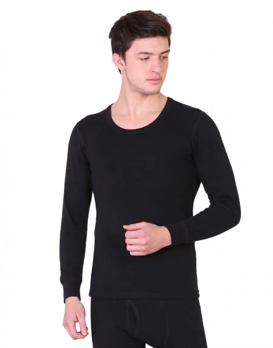 Kidley J-1 BLACK MEN TOP THERMAL WEAR