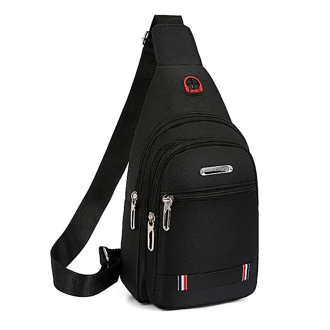 wolpin Waterproof Oxford cloth Messenger Bag Sling Bag for Men & Women