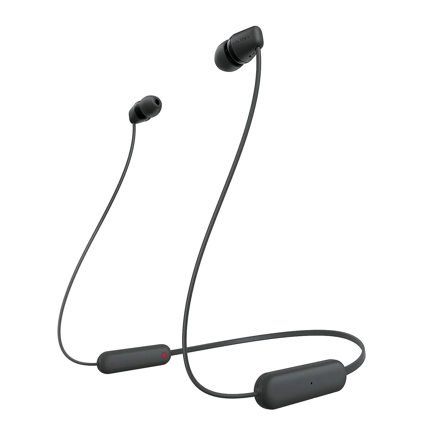 Sony WI-C100 Wireless Headphones with Customizable Equalizer for Deep Bass & 25 Hrs Battery