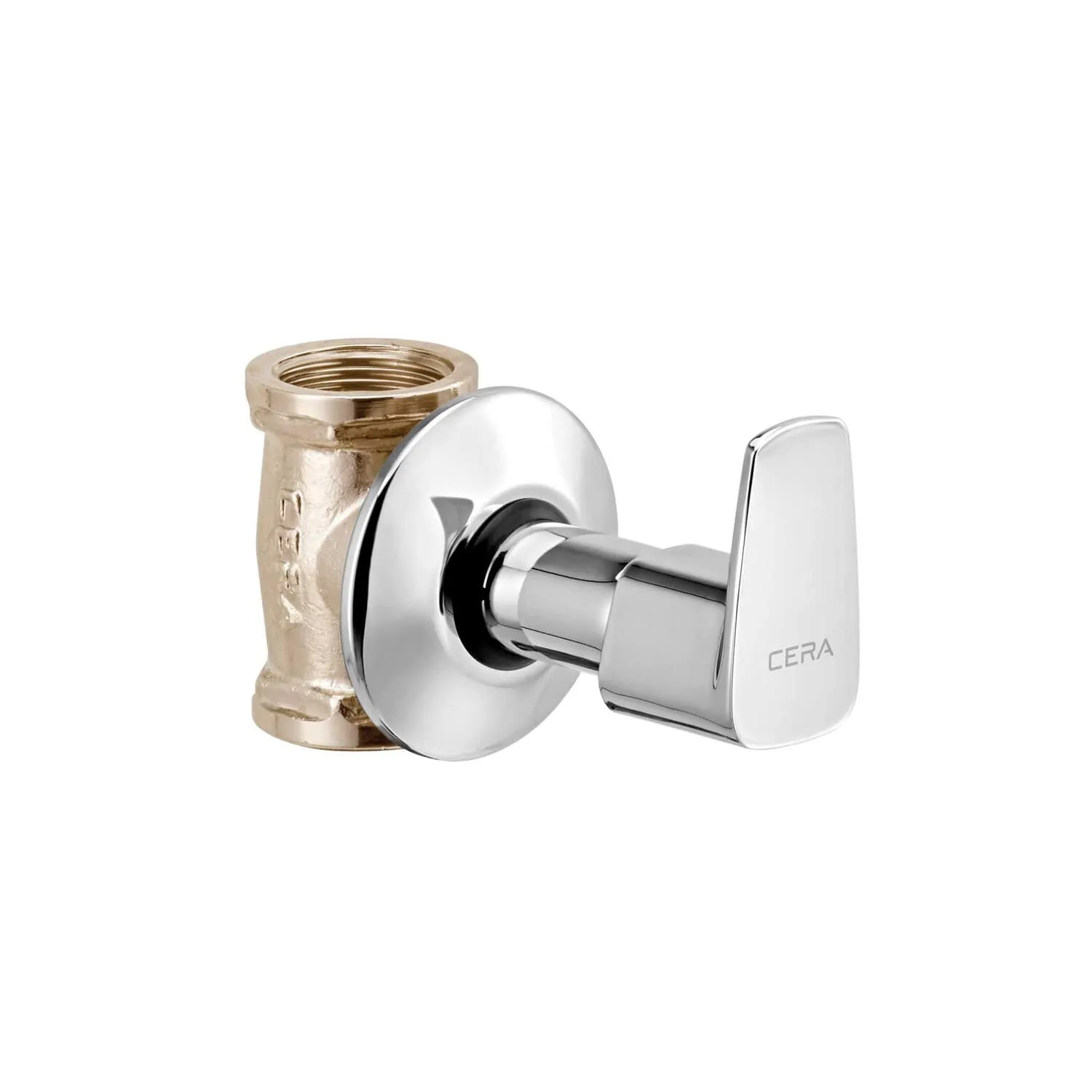 CERA Vine Quarter Turn Wall Mount Flush Cock (F1020751 + F4060102)