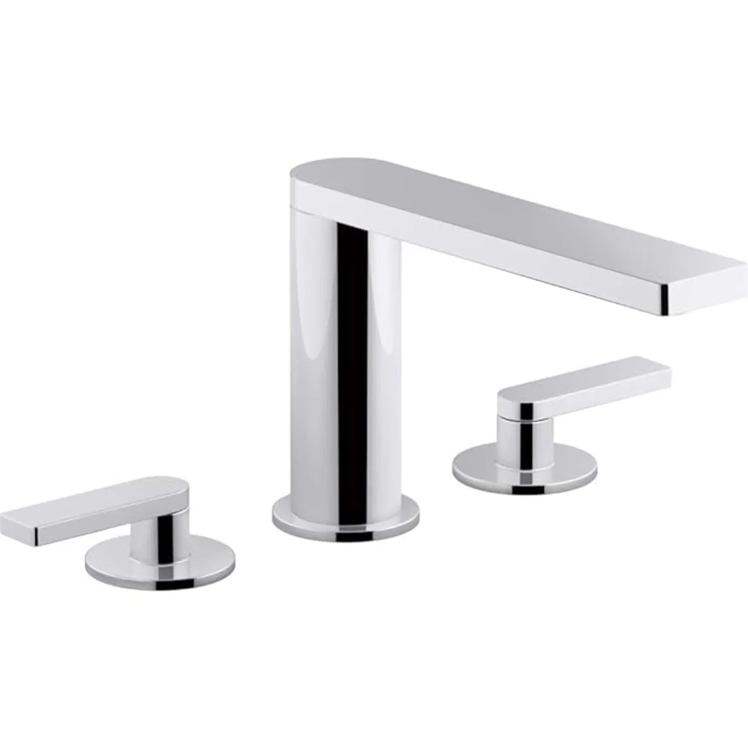 KOHLER Composed Deck-Mount Bath Faucet with Lever Handles (K-73081T-4-CP)