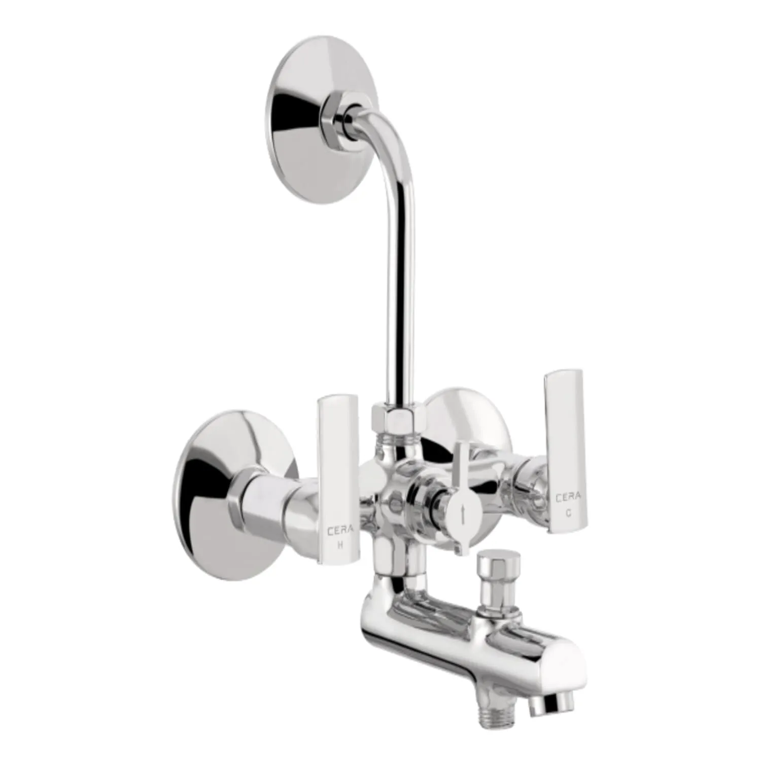 Cera Titanium  Stainless Steel Single Lever Wall Mixer (F1003403)