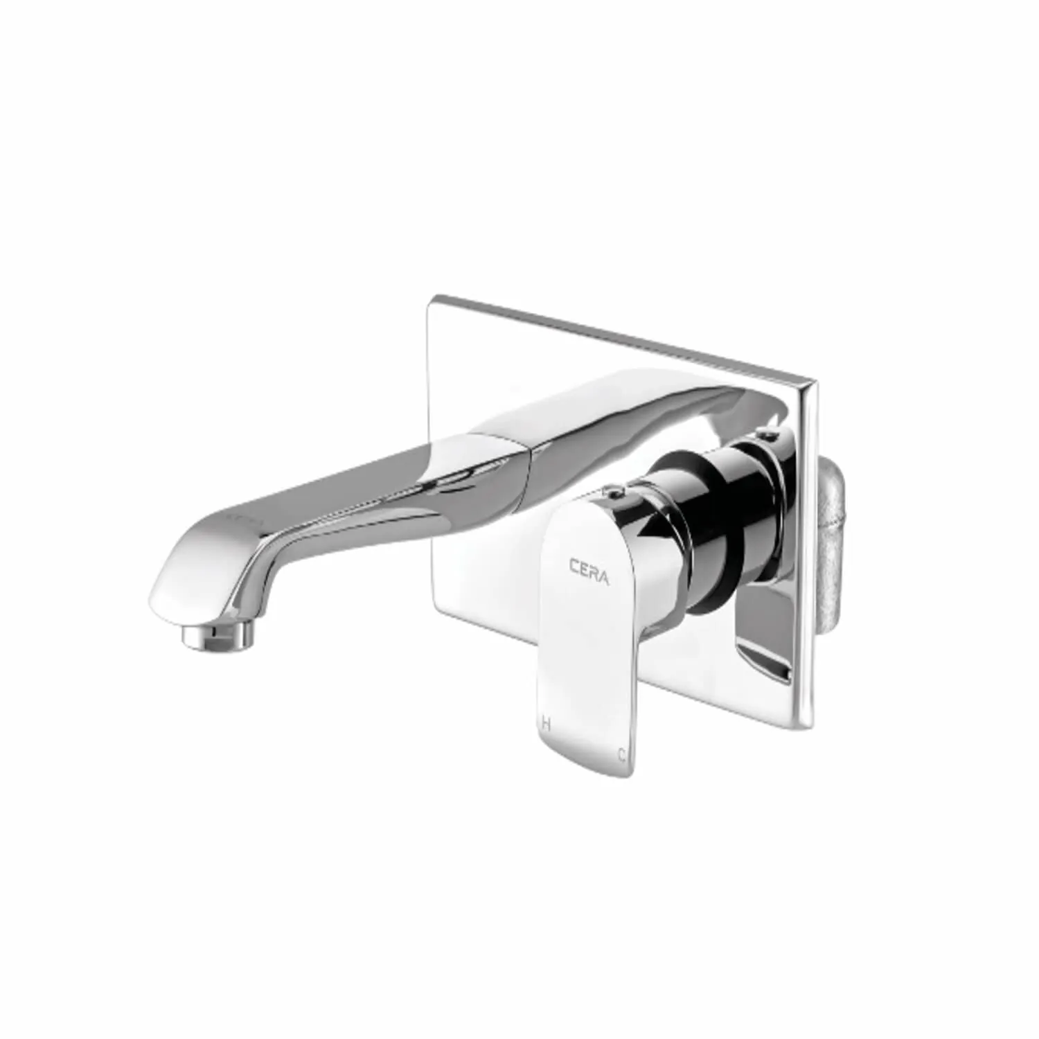 CERA Chromo Single Lever Wall Mount Basin Mixer, (F1019473)