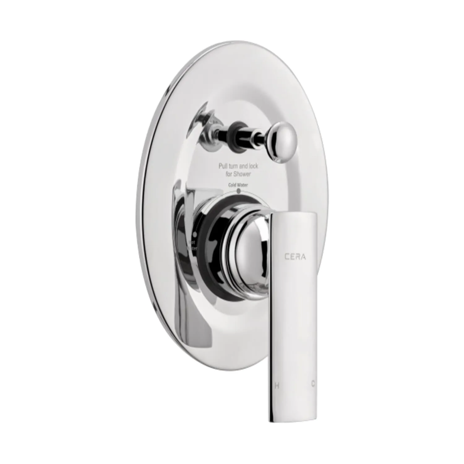 CERA Titanium Single Lever  5 Way Diverter  (F1003711 + F4020101)