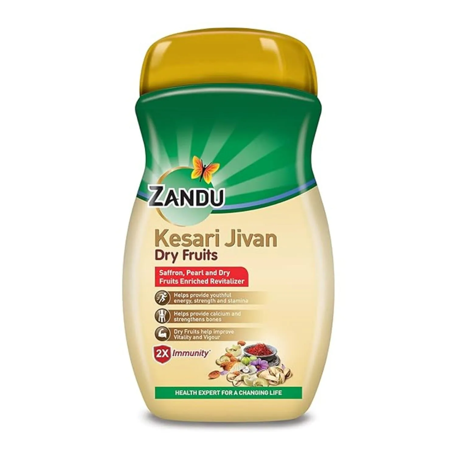 Zandu Kesari Jivan Dry Fruits Chyawanprash 900g