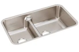 Low Divider Double Basin Sink
