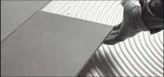 White Tiling adhesives