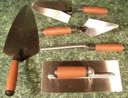Cement masons tools