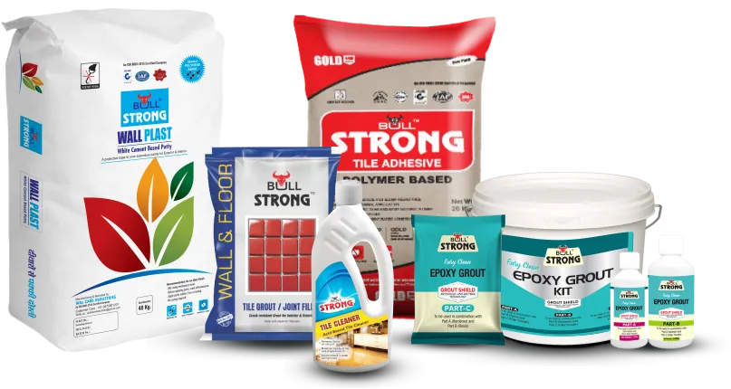 Tile adhesive & Epoxy grout